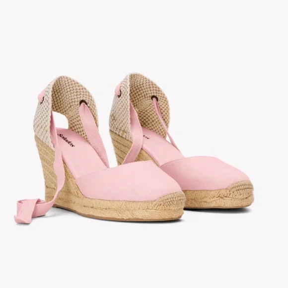 SOLUDOS Marseille Rosa Pink Espadrille Wedge Sandals - Picture 4 of 16